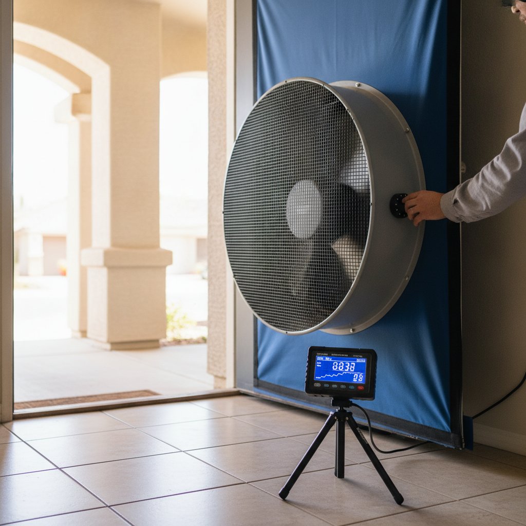What Actually Happens During a Blower Door Test?